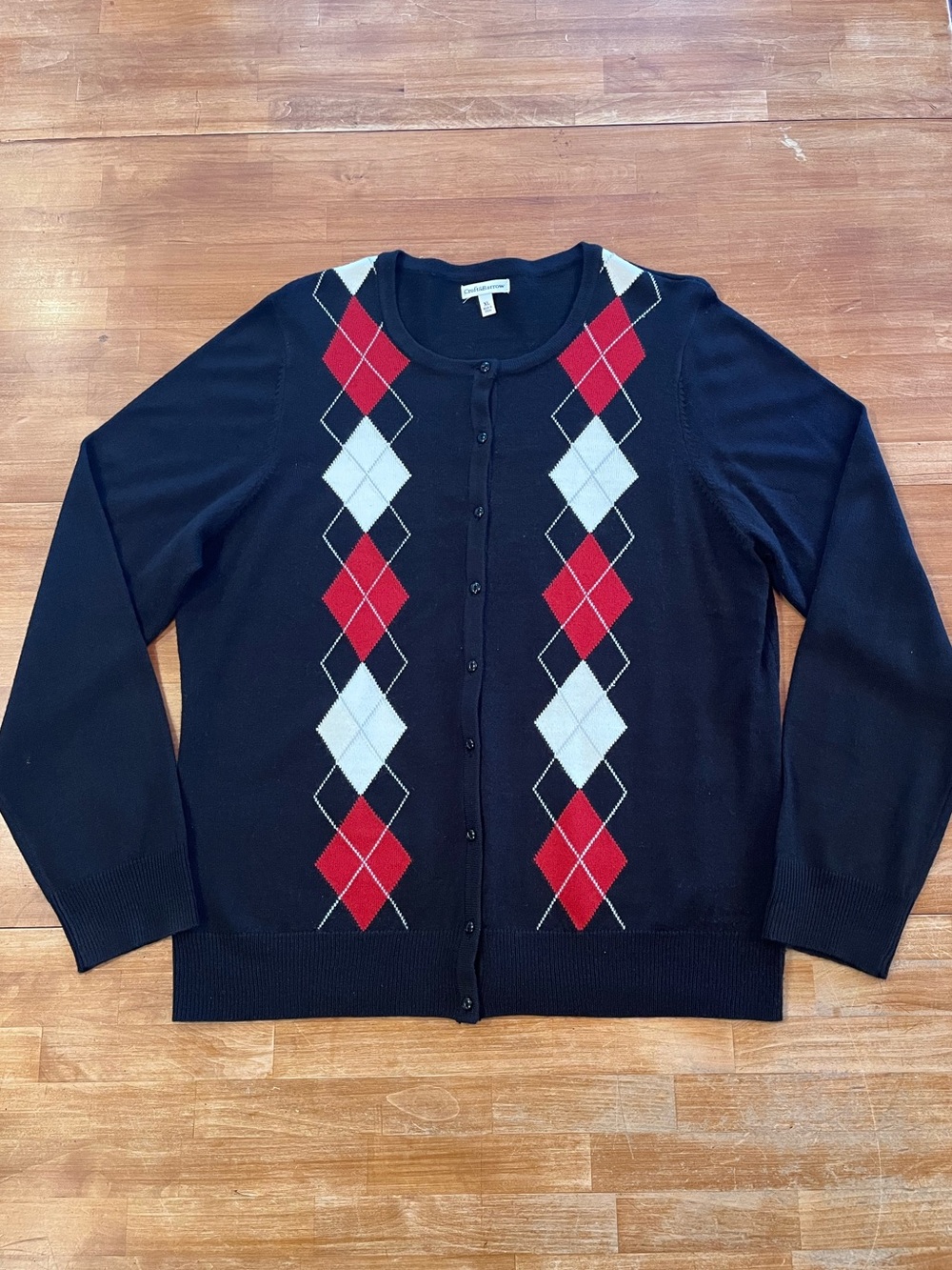 CROFT & BARROW Women's Argyle Sweater